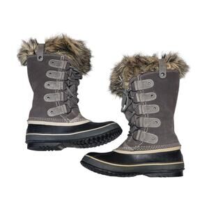 Sorel Joan of Arctic Waterproof Boots Women 8 Suede Insulated Winter NL 1540-051